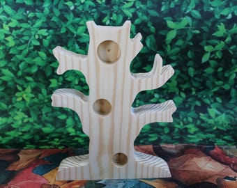 The Big, Bird Tree of Unfinished Pine