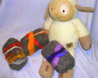 Felted Goat Milk Soap, various scent options