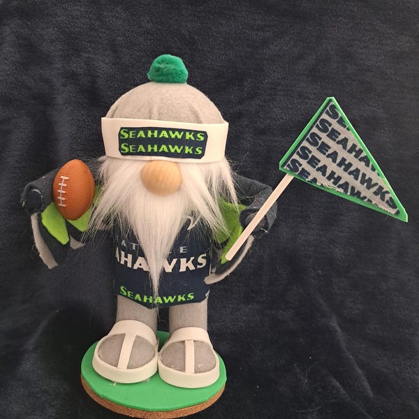 Gnomo de los Seattle Seahawks.
