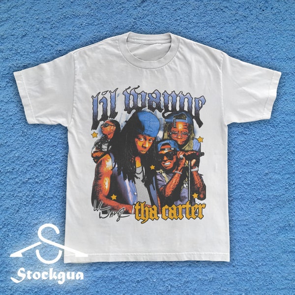 Camiseta Lil Wayne. Lil Wayne Tha Carter Music Fan Merch Retro Estilo Vintage Camiseta