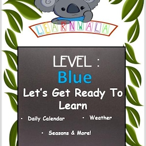 Preschool Daily Calendar Printable | Morning Circle Time | Learn Days, Months, Seasons | Homeschool Routine PDF