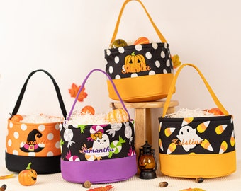 Personalized Halloween Trick-or-Treat Bag: Kids Halloween Bucket