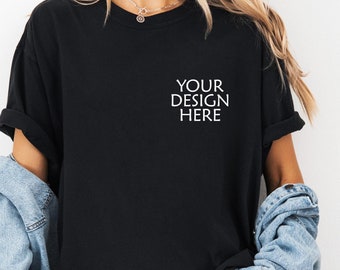 Custom Comfort Colors Shirt - Personalized Logo or Pocket Tee