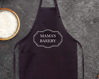 Personalized Apron: Custom Name Baking, Cooking, Gardening Gift