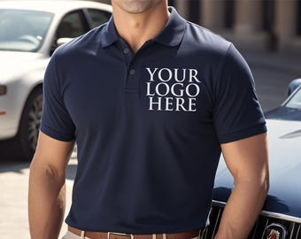 Custom Logo Dry-Fit Polo Shirt: Personalized Business Uniform