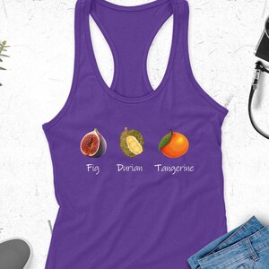 Subtle FDT Tank Top, Anti Trump Fruit FDT Top, Feminist Political Tank, Anti MAGA Shirt, Tangerine Trump Tank Top, Progressive Liberal Top
