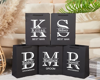 Personalized Groomsman Gift Bags,Custom Groom Gift Bag,Best Man Gift Bags,Wedding Gift Bag,Bachelor Party Gift,Groomsman Proposal,Usher Gift