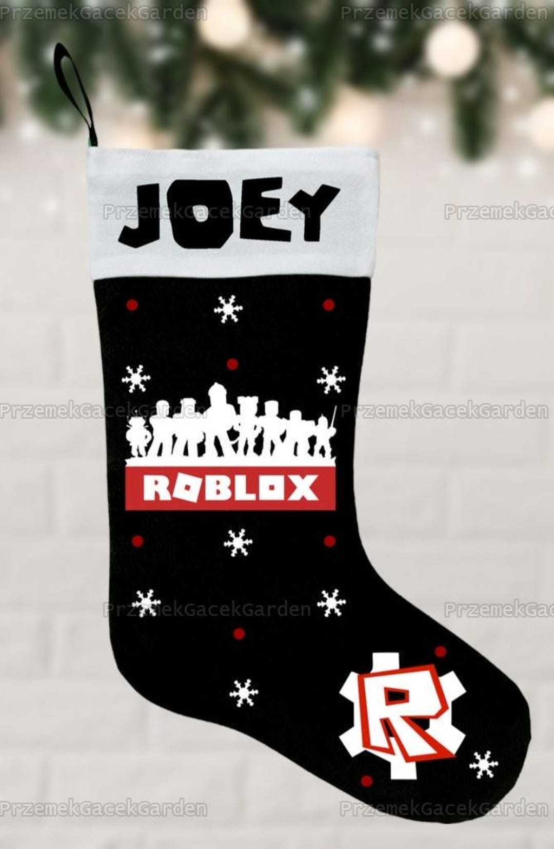 Custom Roblox Xmas Stocking Roblox Boy Stockings Roblox Girl Il 88qa 