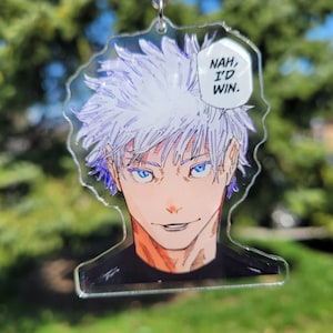 JJK Gojo & Sukuna Acryl Schlüsselanhänger | Anime Jujutsu Schlüsselanhänger, doppelseitig
