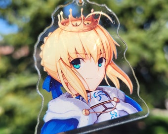 Saber Fate/Stay Night Acrylic Anime Keychain Archer Lancer Fate Grand Order Keychain