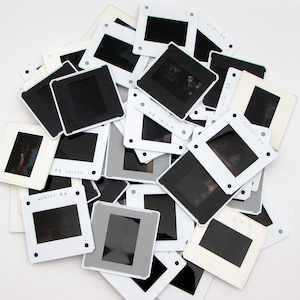 50 vintage photo slides - family kids travel - 35mm film slides