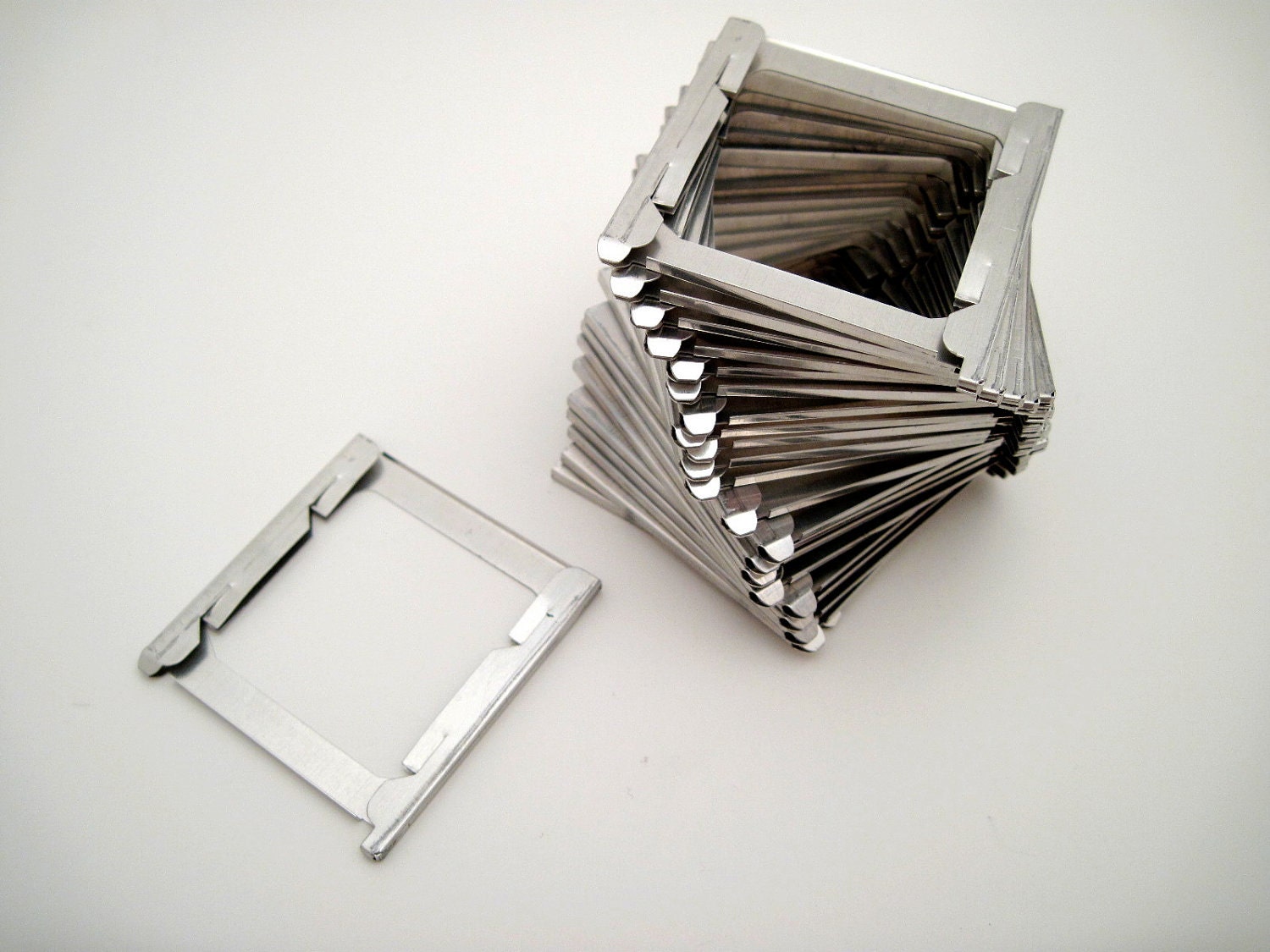 Vintage Metal Slide Frames 2x2 35mm Slides Set of 25 Etsy