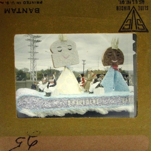6 Parade Vintage 35mm Slide - 1950s Glass Slides - Parade Floats - Photo Slides