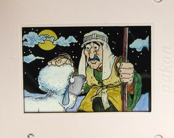13 diapositivas navideñas de dibujos animados vintage de 35 mm - Diapositivas fotográficas - Diapositivas de iglesias cristianas - Novedades - Ilustraciones - Natividad