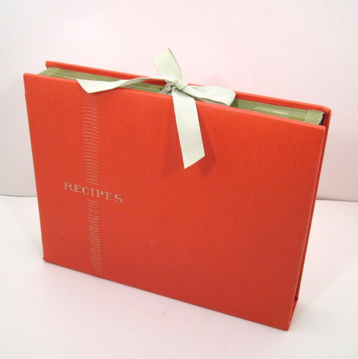 Vintage Recipe File Accordion File Recipe Organizer Etsy