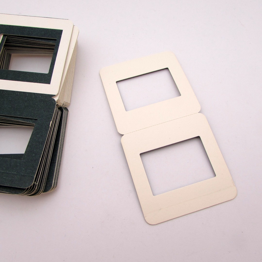 25 New Unused Cardboard Slide Mounts Blank Photo Slide Etsy