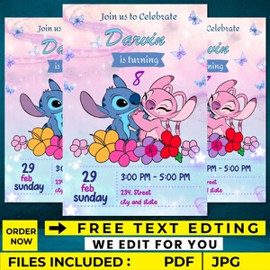 Faire-part d'anniversaire point modifiable, faire-parts imprimables pour fête d'anniversaire pour enfants, faire-part de fête numérique pour enfants, faire-part pour anniversaire de point,