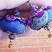 Seed Pod Earrings, Tribal Style Earrings, Fabric Beads, Unique Style ...