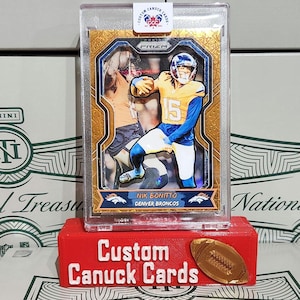 Carte de football personnalisée - Nik Bonitto, carte à collectionner de football personnalisée fabriquée à la main, cadeau parfait pour les collectionneurs