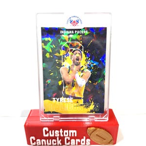 Carte de sport personnalisée Tyrese Haliburton, basket-ball des Indiana Pacers, cadeau personnalisé parfait pour les jeunes athlètes