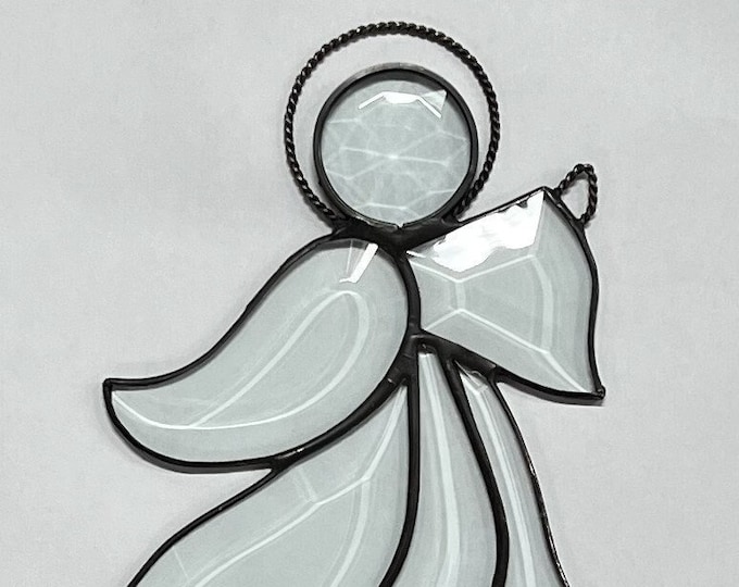 Angel Stained Glass Angel Bevel Christmas Ornament Suncatcher Gift Holiday