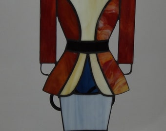 Stained Glass Toy Soldier, Christmas, Holiday, Glass