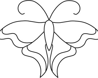 Stained Glass Butterfly Pattern, Ornament, Hanging, Gift - Unlimited Use