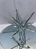 Tree Topper - 3D Stained Glass Moravian Star, Christmas Star, Clear Bevel Glass, 12 Point, Stars, Gift, Ornament