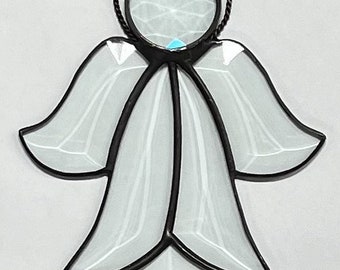 Angel Stained Glass Angel Bevel Christmas Ornament Suncatcher Gift Holiday