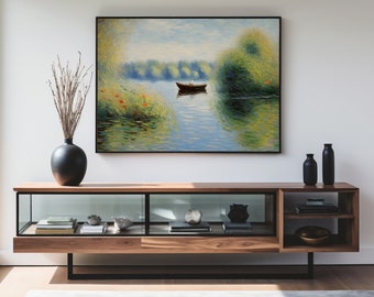 Samsung Frame TV-kunst | Kunst | Natuur | Vissen | Boot | Smart TV-kunst