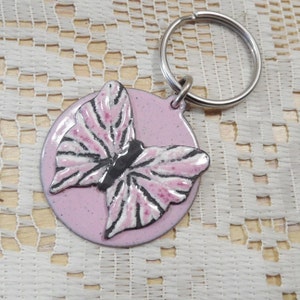 Butterfly keychain, Butterfly lover gift, Pink keychain, Birthday gift for friend, Butterfly accessories, Pink Keychain, Pink butterfly