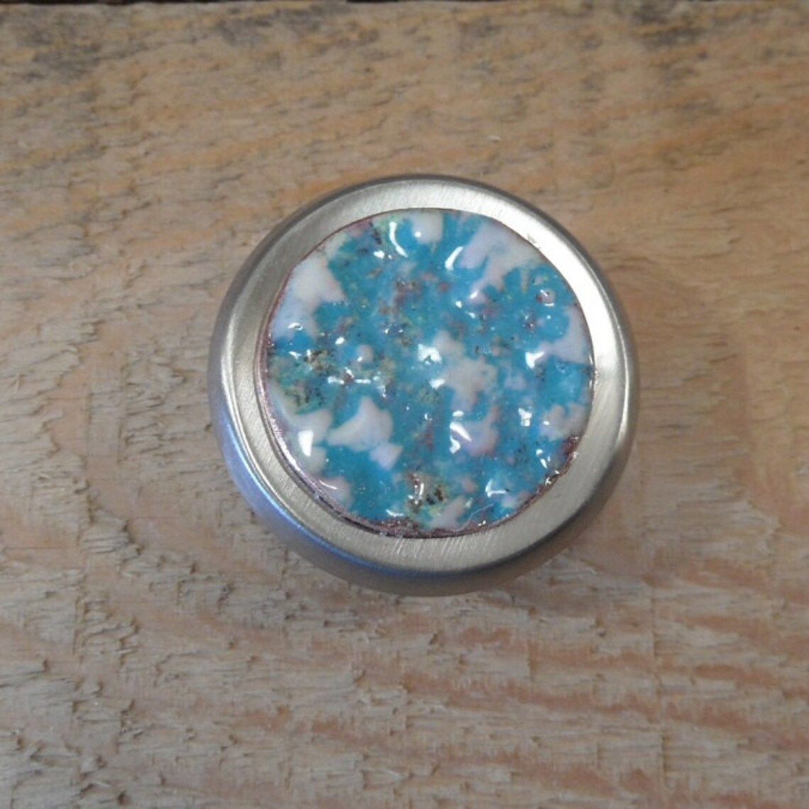 Perilla del gabinete Armario esmaltado de cobre tirar perilla | Etsy