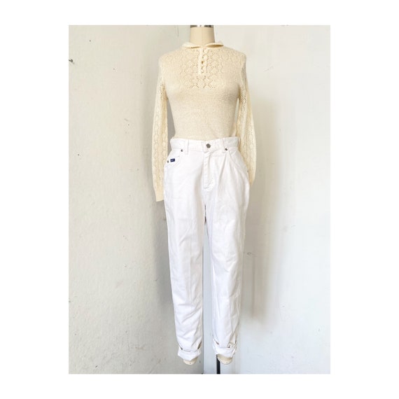 Women's Jeans White Sz 8 petite, Vintage Lee jeans