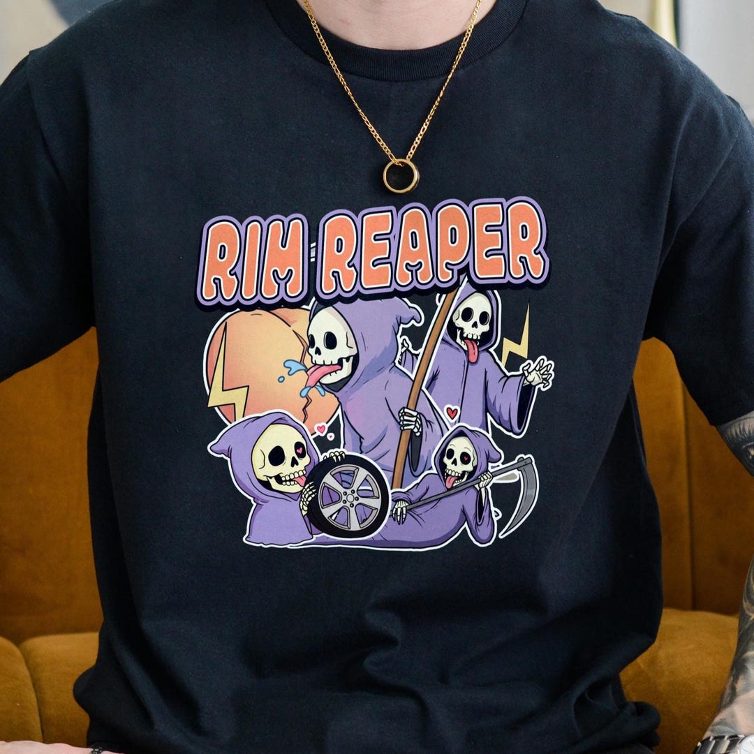 Rim Reaper Funny Sexual Halloween Graphic Unisex T-shirt, Sarcastic ...