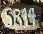 Ceramic Mosaic Tiles Address Numbers Stoneware