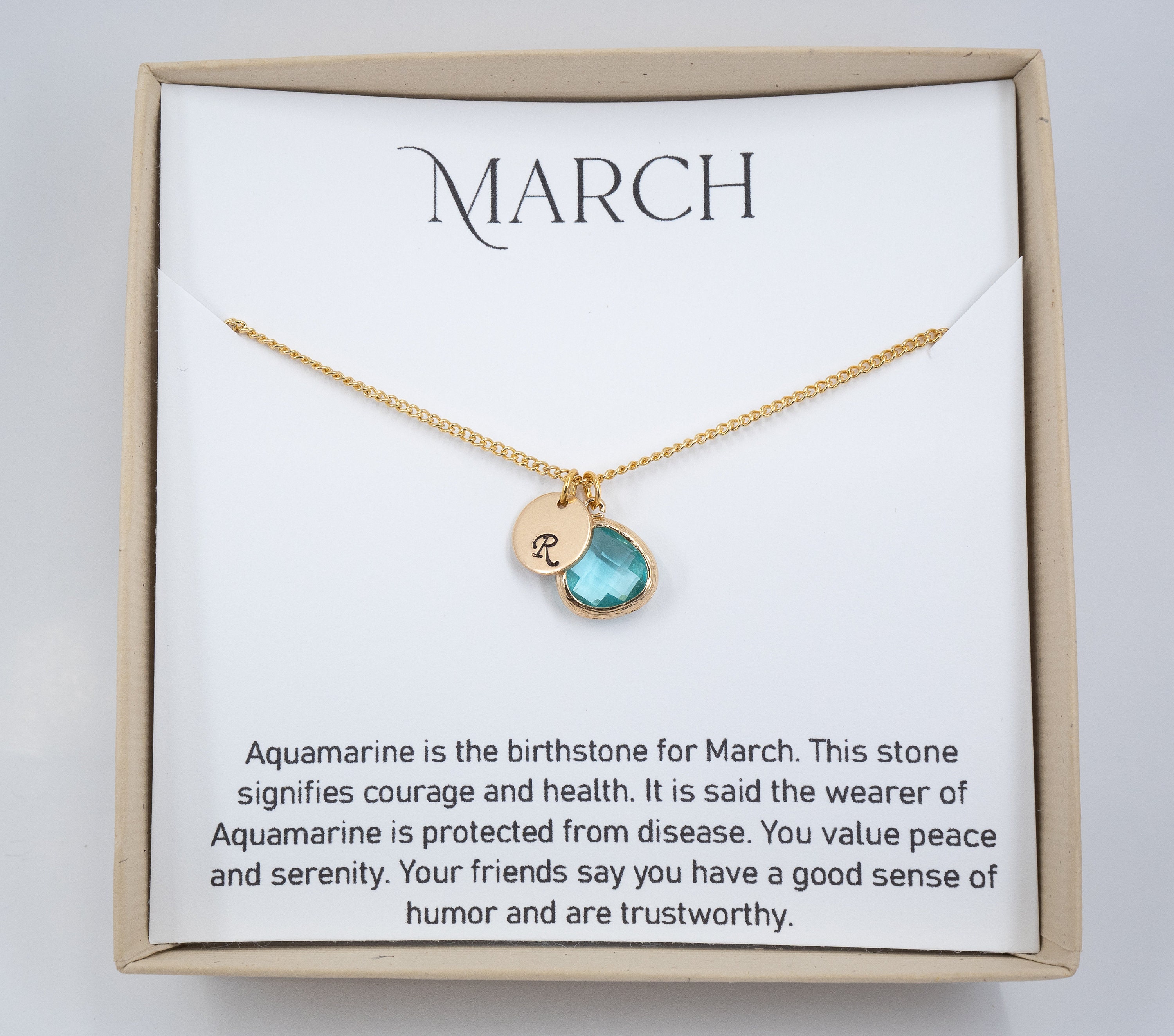 March birthstone jewelry online