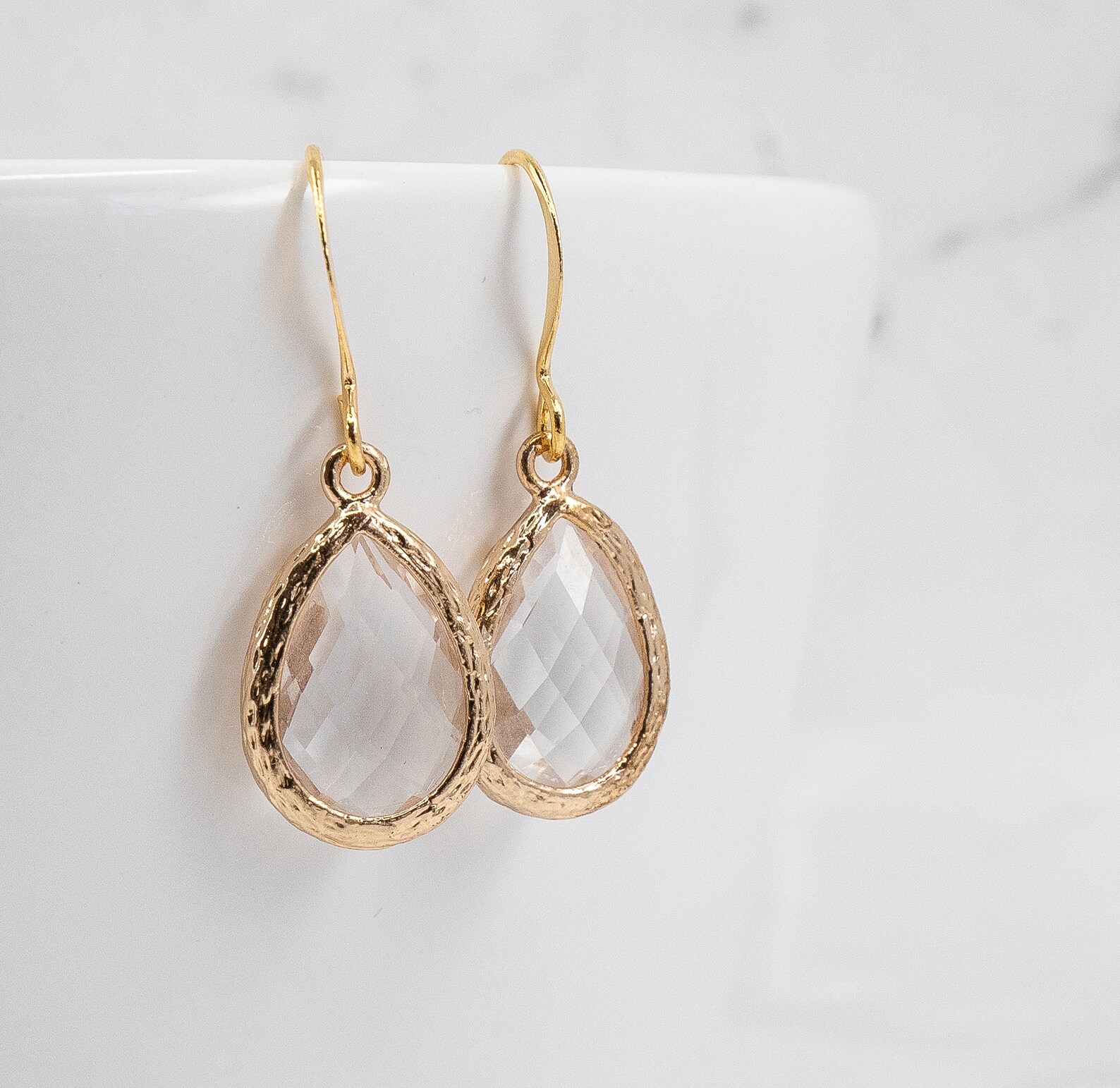 April Birthstone Earrings Crystal Earrings April - Etsy