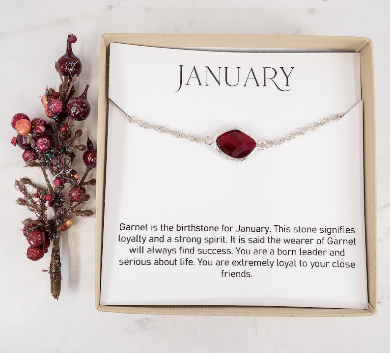 Garnet birthstone gifts Clearance
