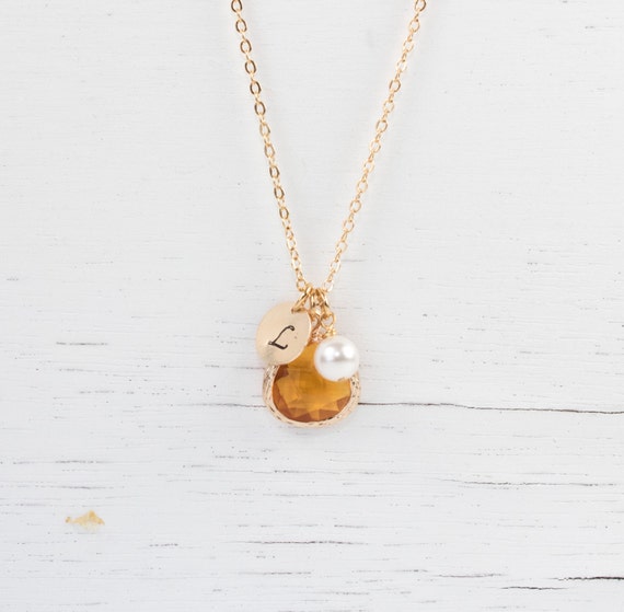 Personalized November Birthstone 