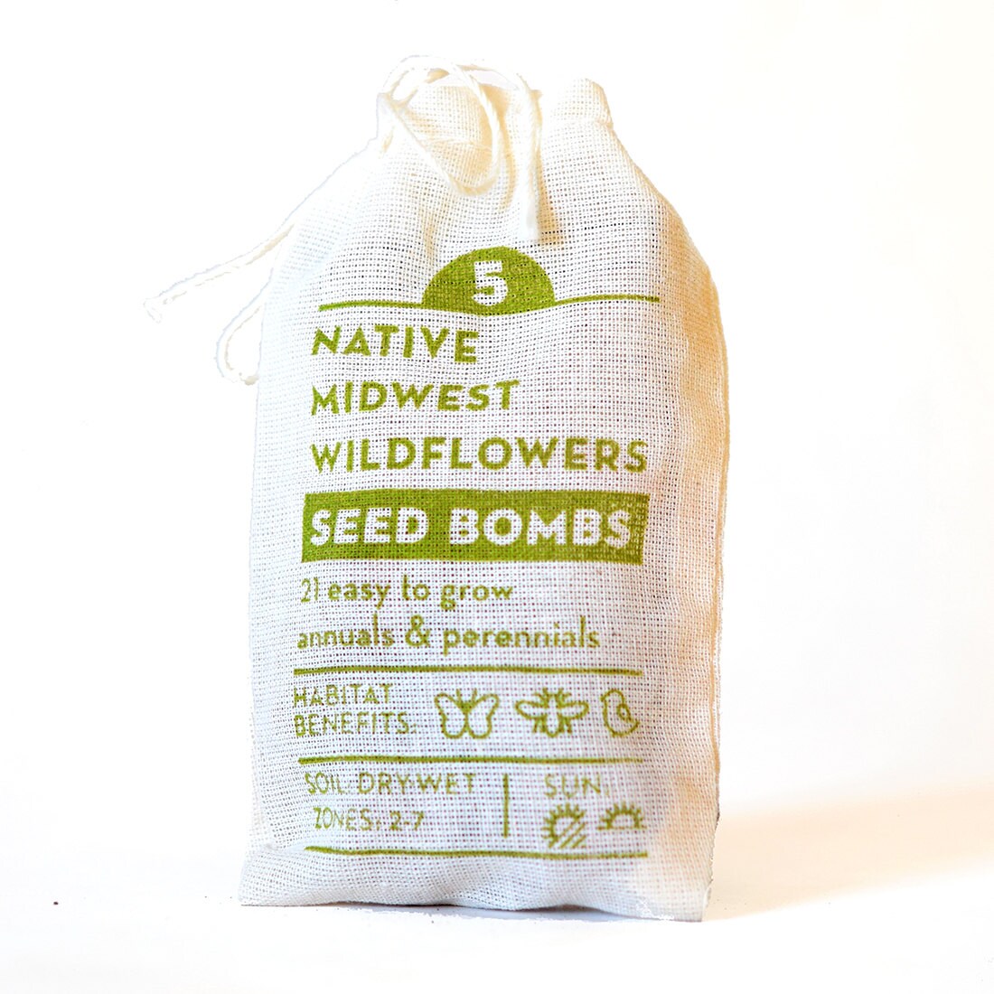 Wildflower Seed Bombs Native Midwest Gardening Gift Etsy