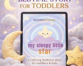 My Sleepy Little Star – Gentle Bedtime Story for Toddlers | Calming Sleep Book for Kids | Nighttime Routine & Sweet Dreams | Printable
