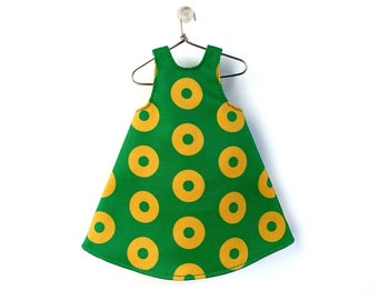 ORNAMENT Mini Donut Dress - Green & Yellow