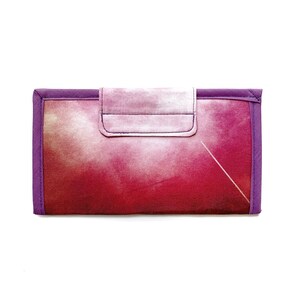 Vegan Friendly Clutch Wallet Quabbin Skyline // Photo Fabric Collection image 4