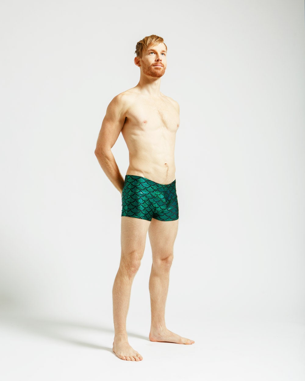 merman swim trunks