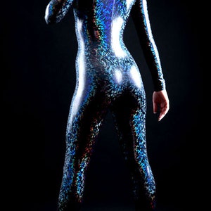 The Original Astral Skin, Black on Black Rainbow Holographic Wet Look ...