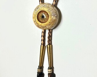 Eye Of The Old West ZombieHead Bolo Tie