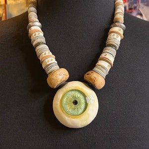 Eye of the Caribbean ZombieHead Necklace image 1