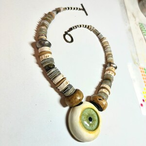 Eye of the Caribbean ZombieHead Necklace image 5