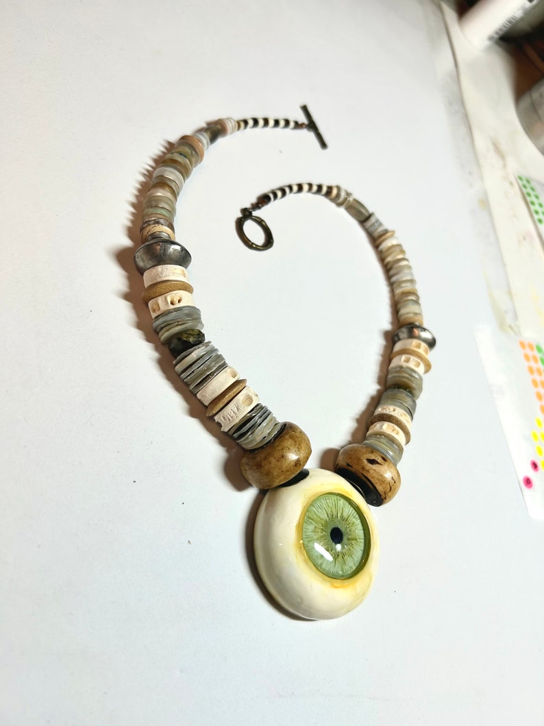 Eye of the Caribbean ZombieHead Necklace image 5