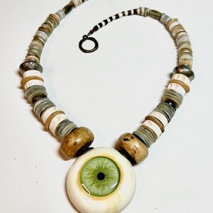 Eye of the Caribbean ZombieHead Necklace image 6